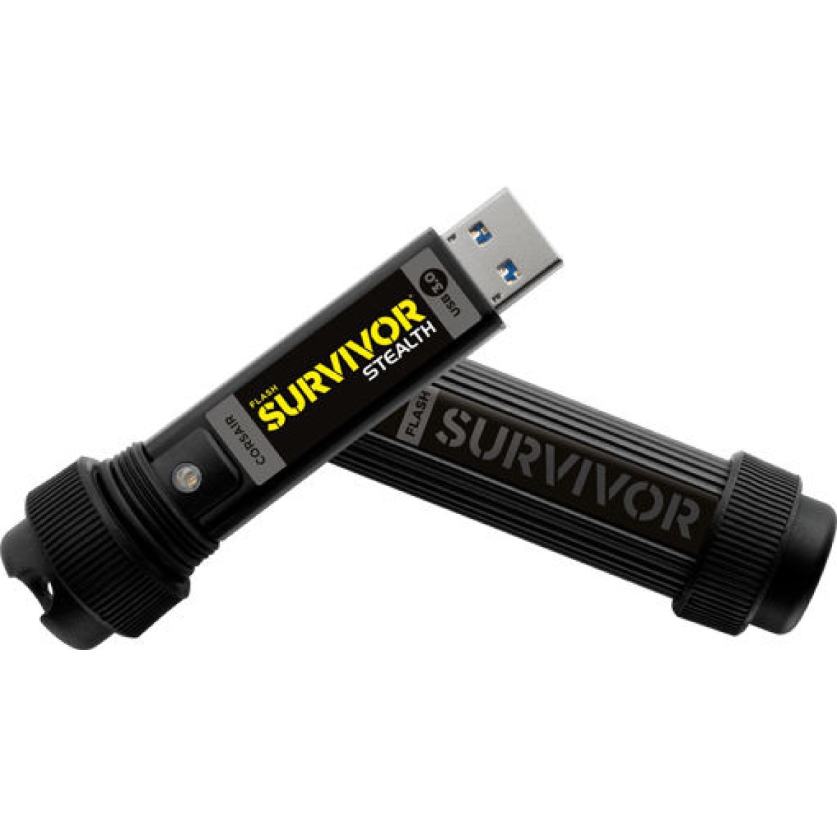 Corsair Flash Survivor Stealth 64GB USB 3.0 Stick Μαύρο