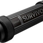 Corsair Flash Survivor Stealth 64GB USB 3.0 Stick Μαύρο