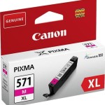 Canon CLI-571XL Γνήσιο Μελάνι Εκτυπωτή InkJet Ματζέντα (0333C001)