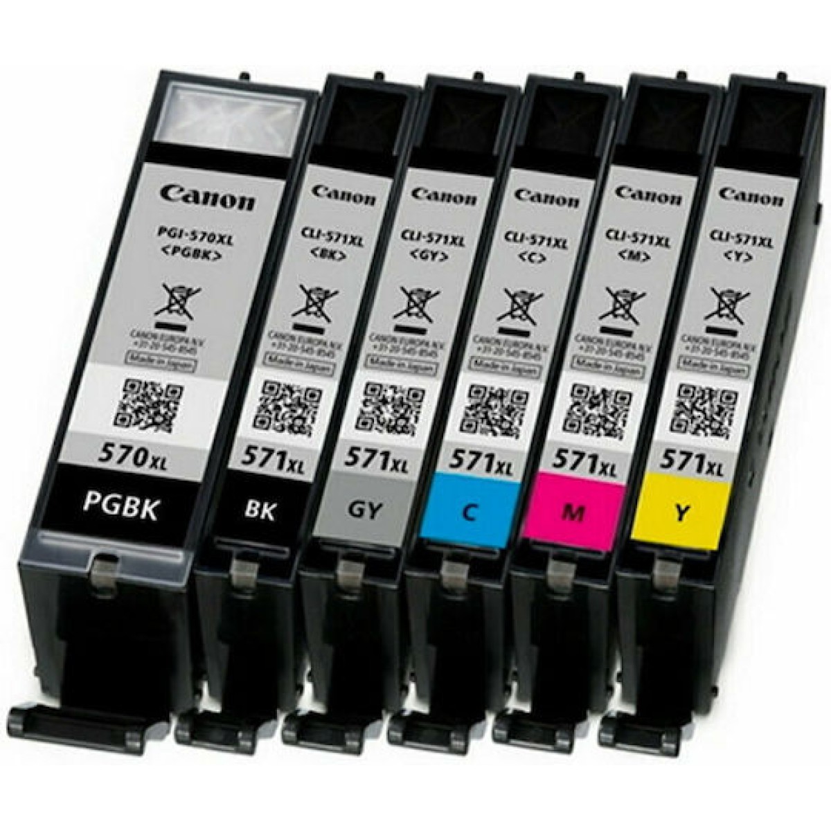 Canon CLI-571XL Γνήσιο Μελάνι Εκτυπωτή InkJet Ματζέντα (0333C001)