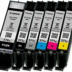 Canon CLI-571XL Γνήσιο Μελάνι Εκτυπωτή InkJet Ματζέντα (0333C001)