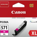 Canon CLI-571XL Γνήσιο Μελάνι Εκτυπωτή InkJet Ματζέντα (0333C001)