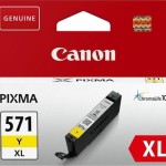 Canon CLI-571XL Γνήσιο Μελάνι Εκτυπωτή InkJet Κίτρινο (0334C001)