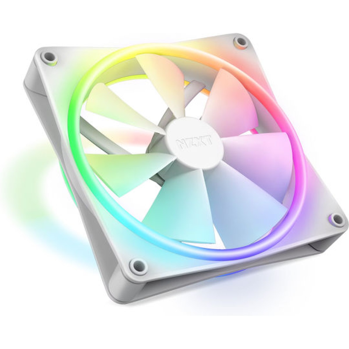 NZXT F120 RGB Duo Case Fan με Σύνδεση 4-Pin PWM Λευκό