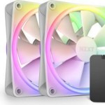 NZXT F120 RGB Duo Case Fan με Σύνδεση 4-Pin PWM Λευκό