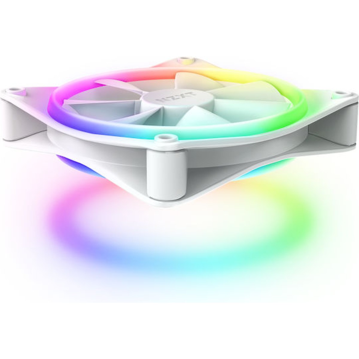 NZXT F120 RGB Duo Case Fan με Σύνδεση 4-Pin PWM Λευκό