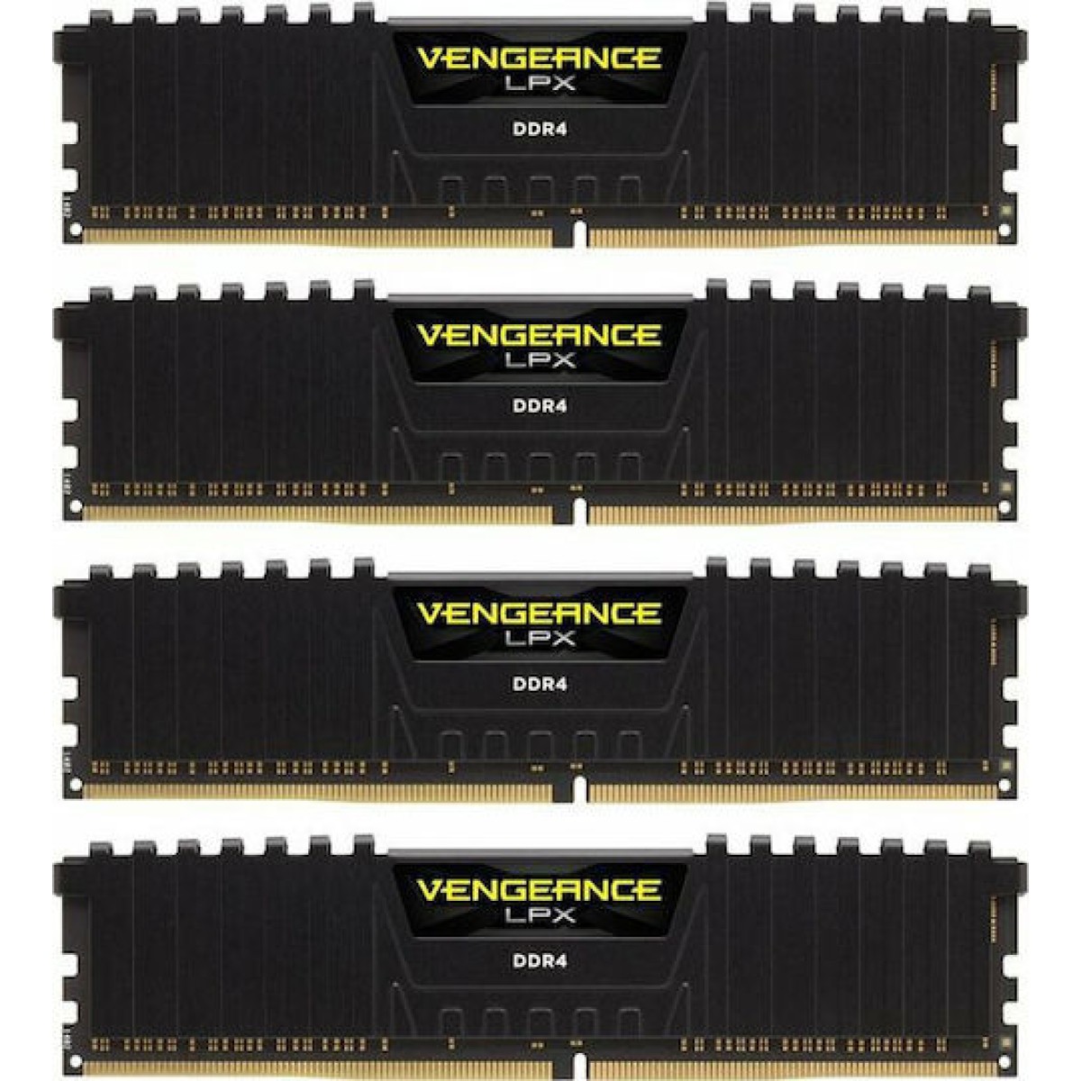 Corsair Vengeance LPX DDR4 64GB RAM με 4x16GB Modules και Ταχύτητα 2400 για Desktop