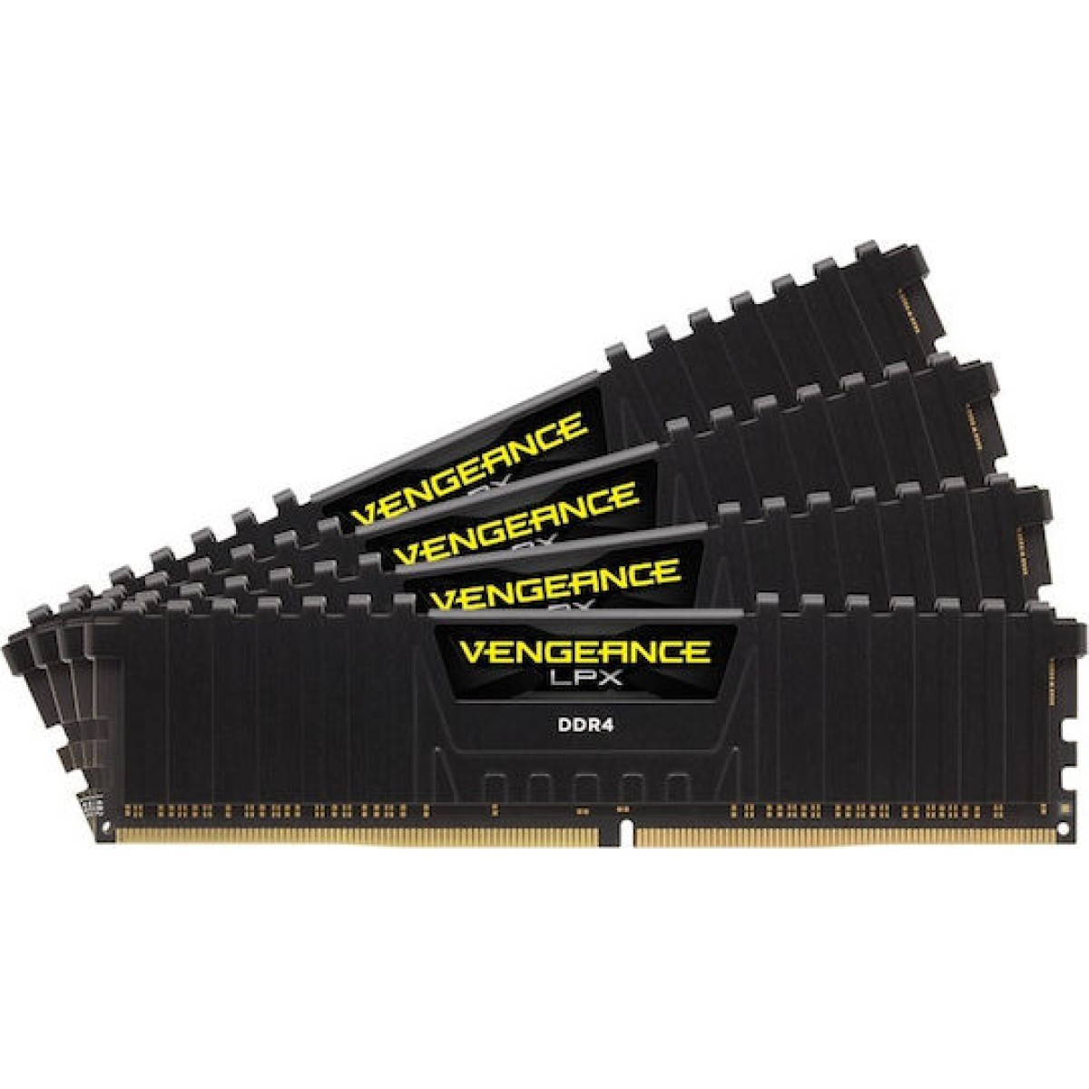 Corsair Vengeance LPX DDR4 64GB RAM με 4x16GB Modules και Ταχύτητα 2400 για Desktop