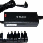 Xilence Universal Φορτιστής Laptop 75W με Αποσπώμενο Καλώδιο Τροφοδοσίας και με σετ βυσμάτων