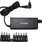 Xilence Universal Φορτιστής Laptop 75W με Αποσπώμενο Καλώδιο Τροφοδοσίας και με σετ βυσμάτων