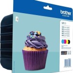 Brother LC123 Γνήσιο Πακέτο 4 Μελανιών Εκτυπωτή InkJet Κίτρινο / Κυανό / Ματζέντα / Μαύρο (LC-123VALBP)