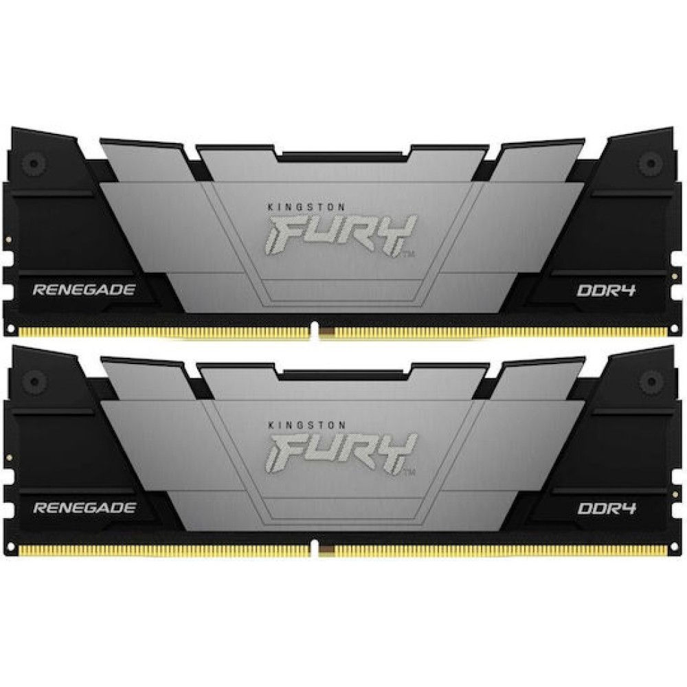 Kingston Fury Renegade DDR4 32GB RAM με 2x16GB Modules και Ταχύτητα 3200 για Desktop