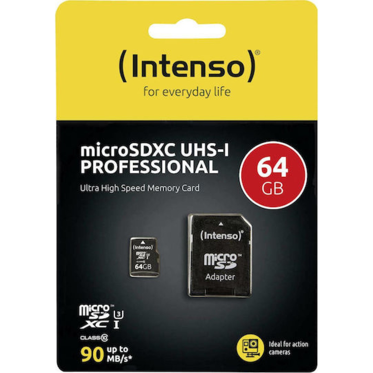 Intenso Professional microSDXC 64GB U1 with Adapter