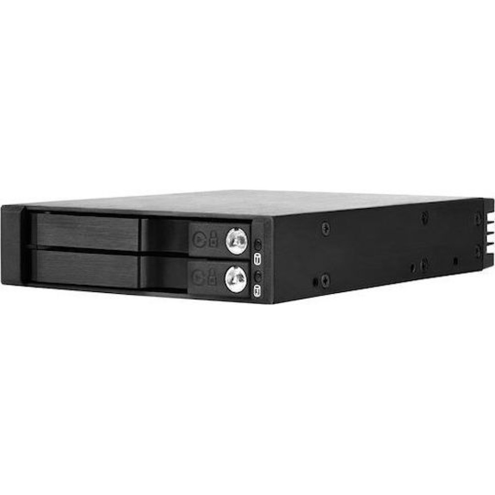 Silverstone FS202 Front Panel Storage 3.5'' to 2 2.5'' Μαύρο (SST-FS202B)