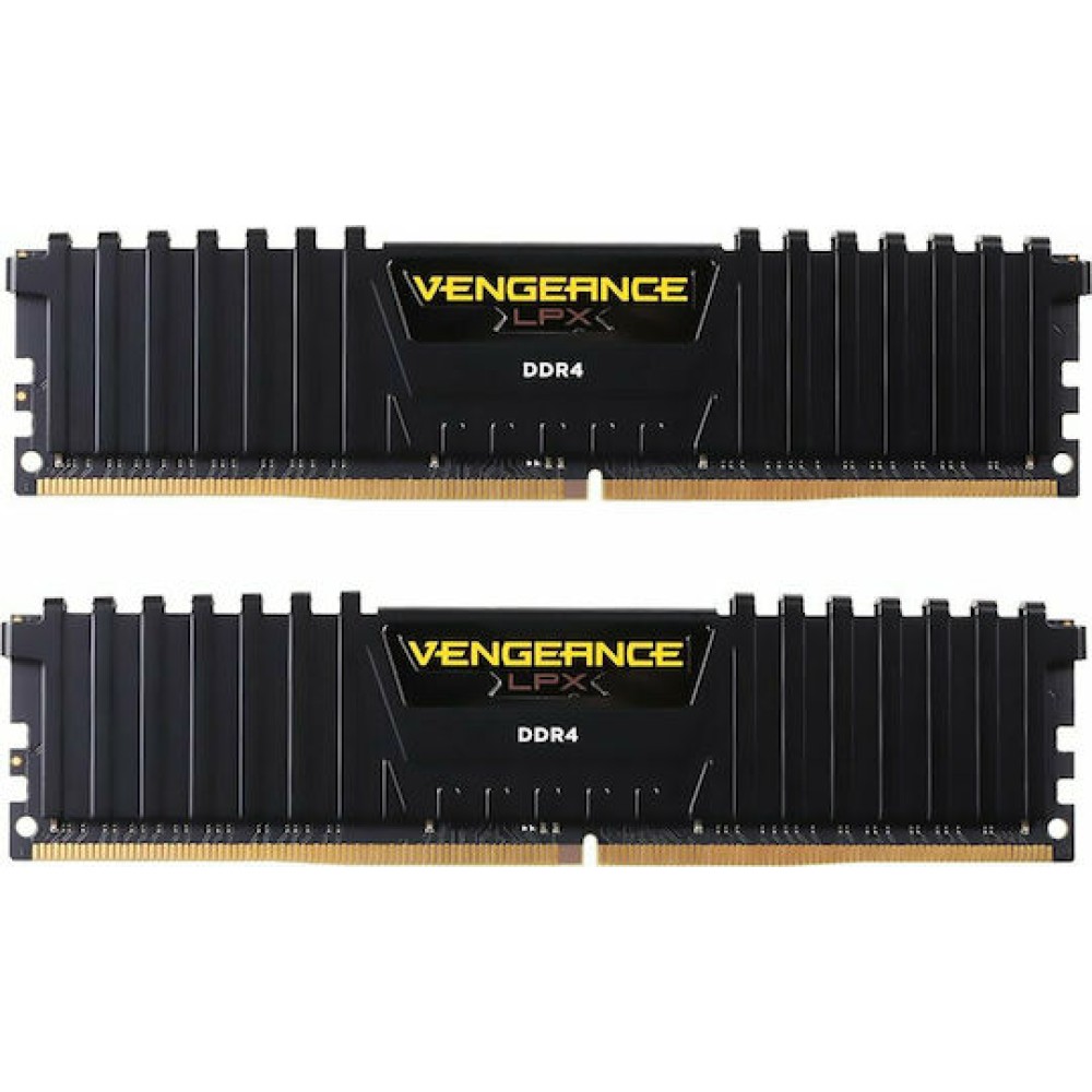 Corsair Vengeance LPX DDR4 32GB RAM με 2x16GB Modules και Ταχύτητα 2400 για Desktop