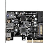 Silverstone Κάρτα PCIe σε 2 θύρες USB 3.0 και 1 θύρα USB 3.1 Type-C