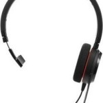Jabra Evolve 20 MS Mono On Ear Multimedia Ακουστικά με μικροφωνο και σύνδεση USB-A