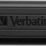 Verbatim PinStripe 64GB USB 3.0 Stick Μαύρο