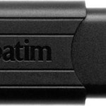 Verbatim PinStripe 64GB USB 3.0 Stick Μαύρο