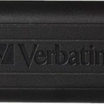 Verbatim PinStripe 64GB USB 3.0 Stick Μαύρο
