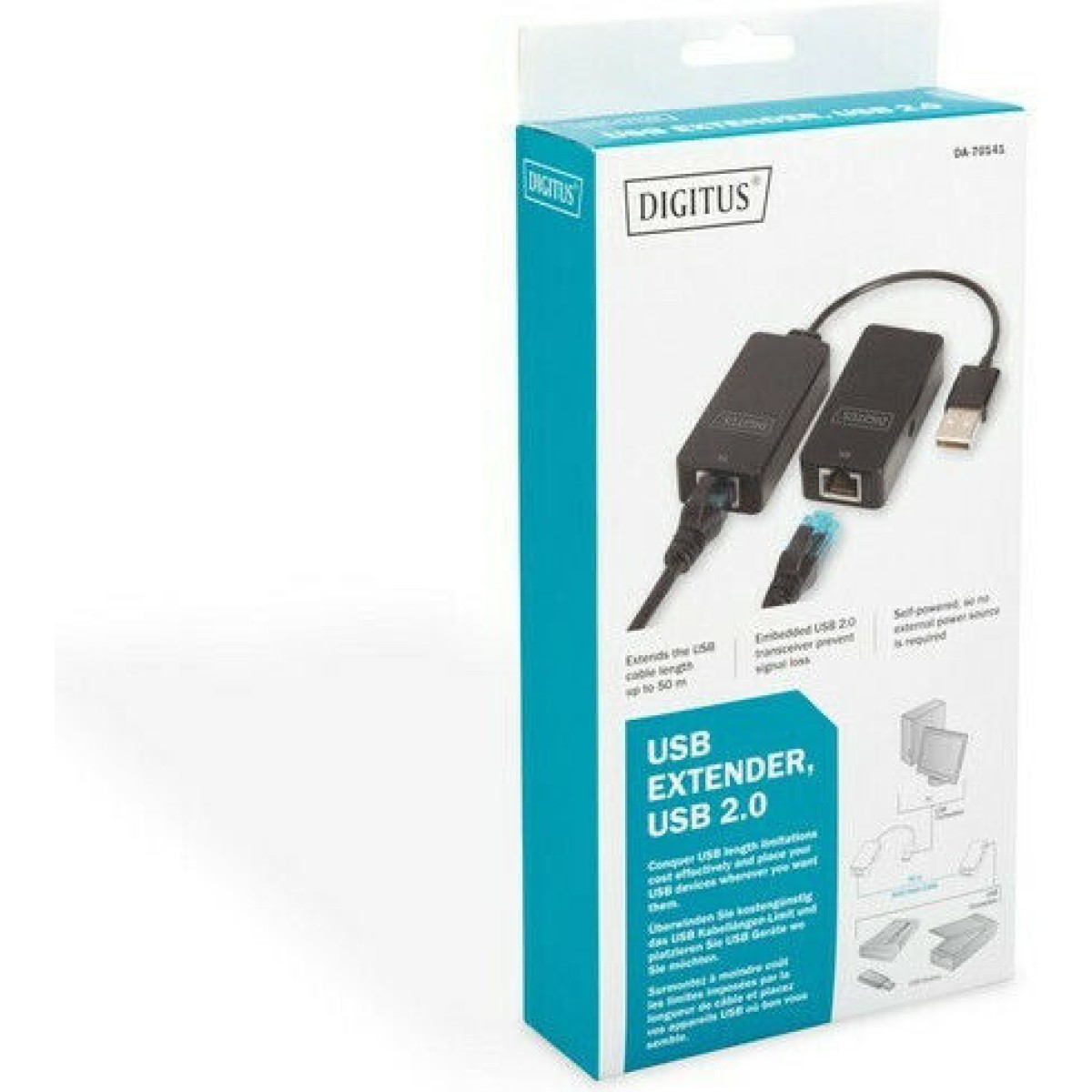 Digitus DA-70141 USB Αντάπτορας Δικτύου για Ενσύρματη σύνδεση Ethernet