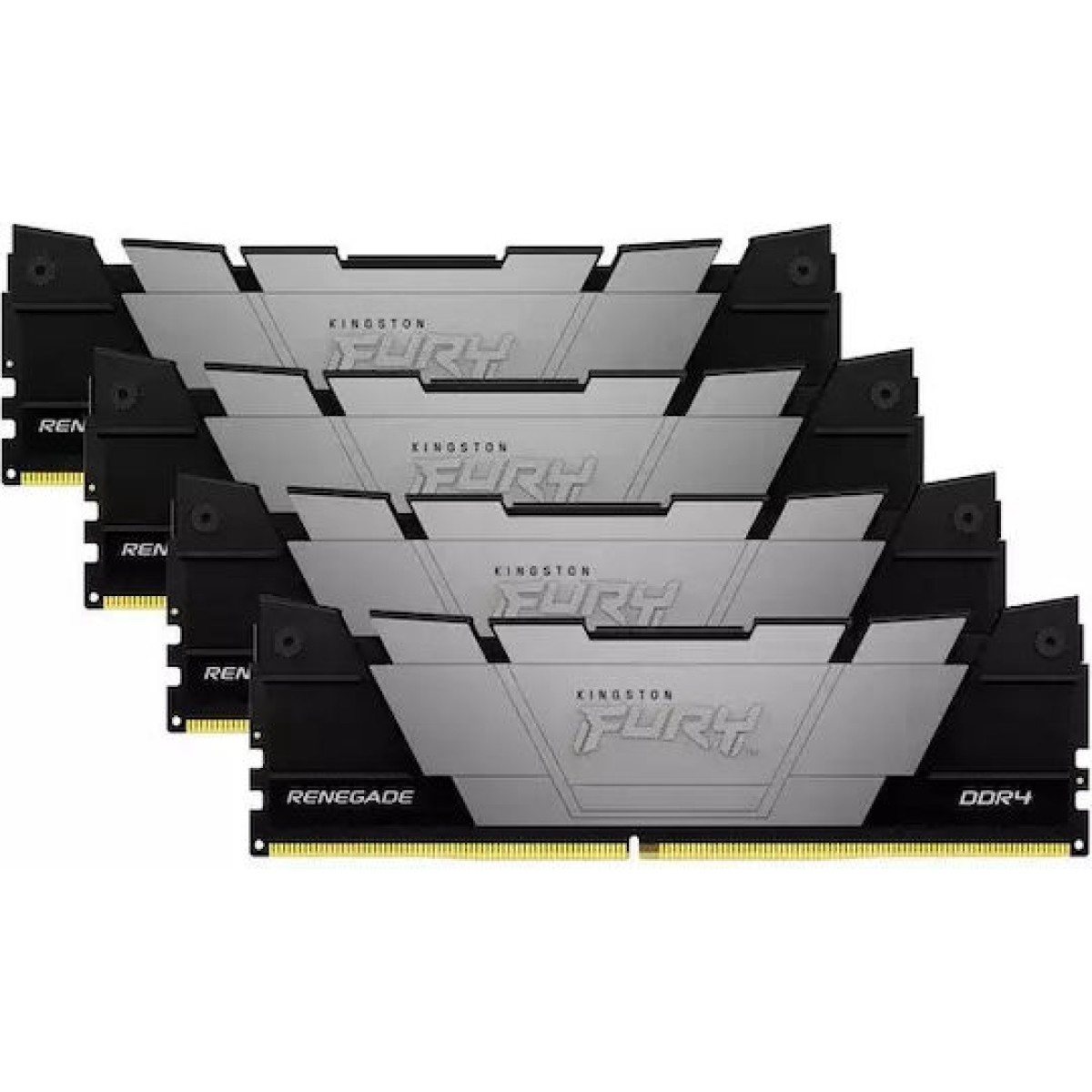 Kingston Fury Renegade DDR4 64GB RAM με 4x16GB Modules και Ταχύτητα 3600 για Desktop