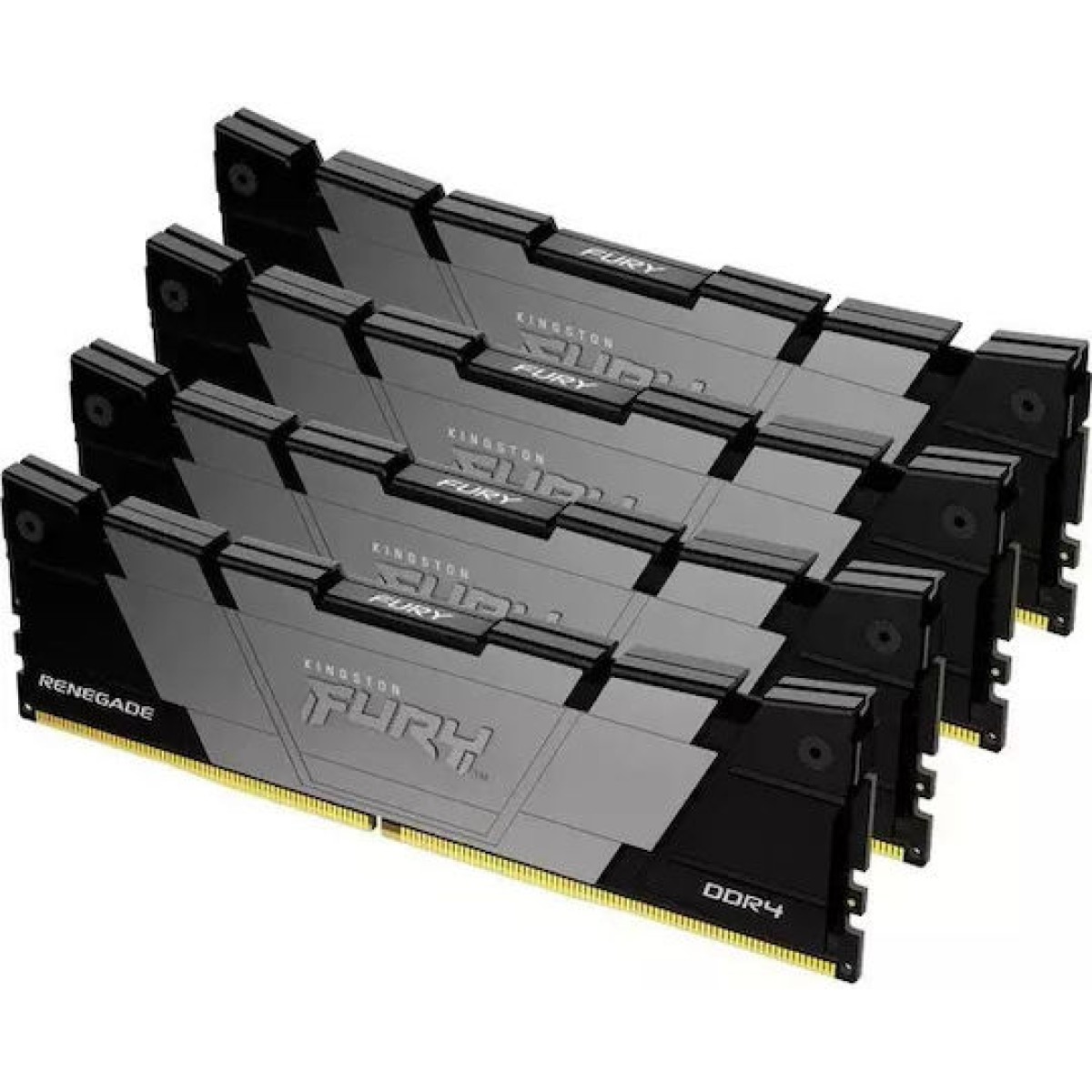 Kingston Fury Renegade DDR4 64GB RAM με 4x16GB Modules και Ταχύτητα 3600 για Desktop