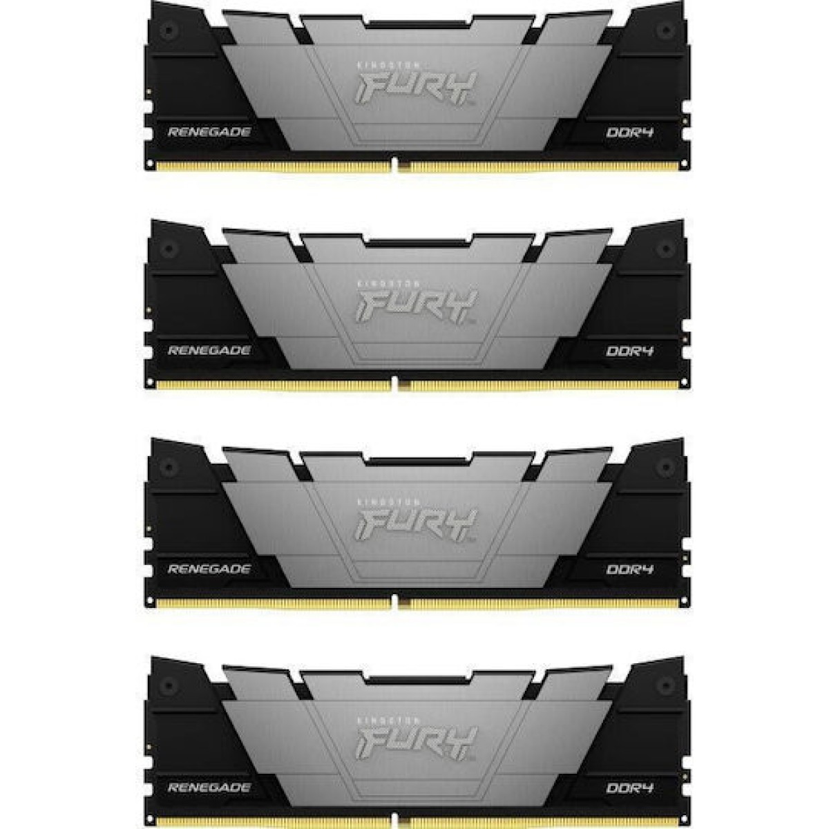 Kingston Fury Renegade DDR4 64GB RAM με 4x16GB Modules και Ταχύτητα 3600 για Desktop