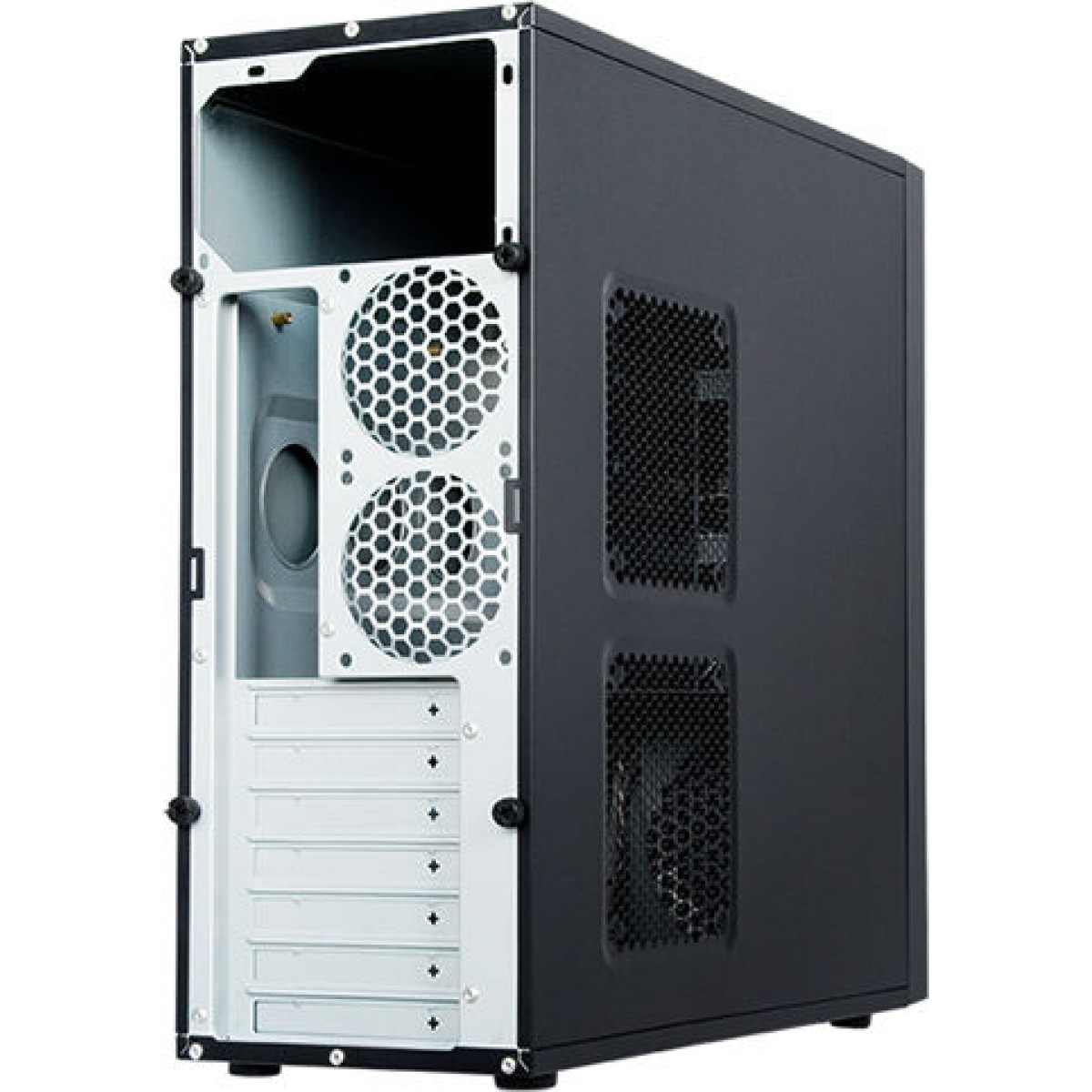 Chieftec HQ-01B-OP Gaming Midi Tower Κουτί Υπολογιστή με Πλαϊνό Παράθυρο Μαύρο