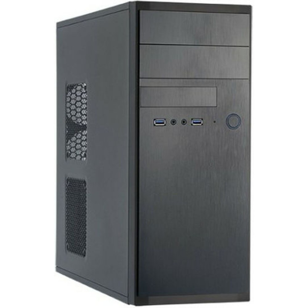 Chieftec HQ-01B-OP Gaming Midi Tower Κουτί Υπολογιστή με Πλαϊνό Παράθυρο Μαύρο