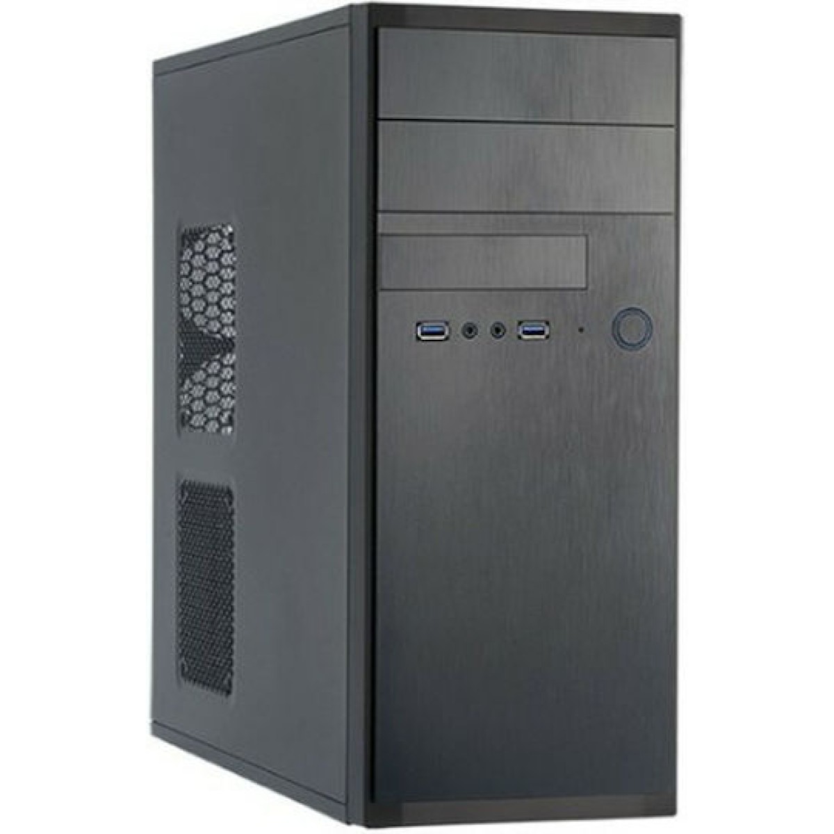 Chieftec HQ-01B-OP Gaming Midi Tower Κουτί Υπολογιστή με Πλαϊνό Παράθυρο Μαύρο