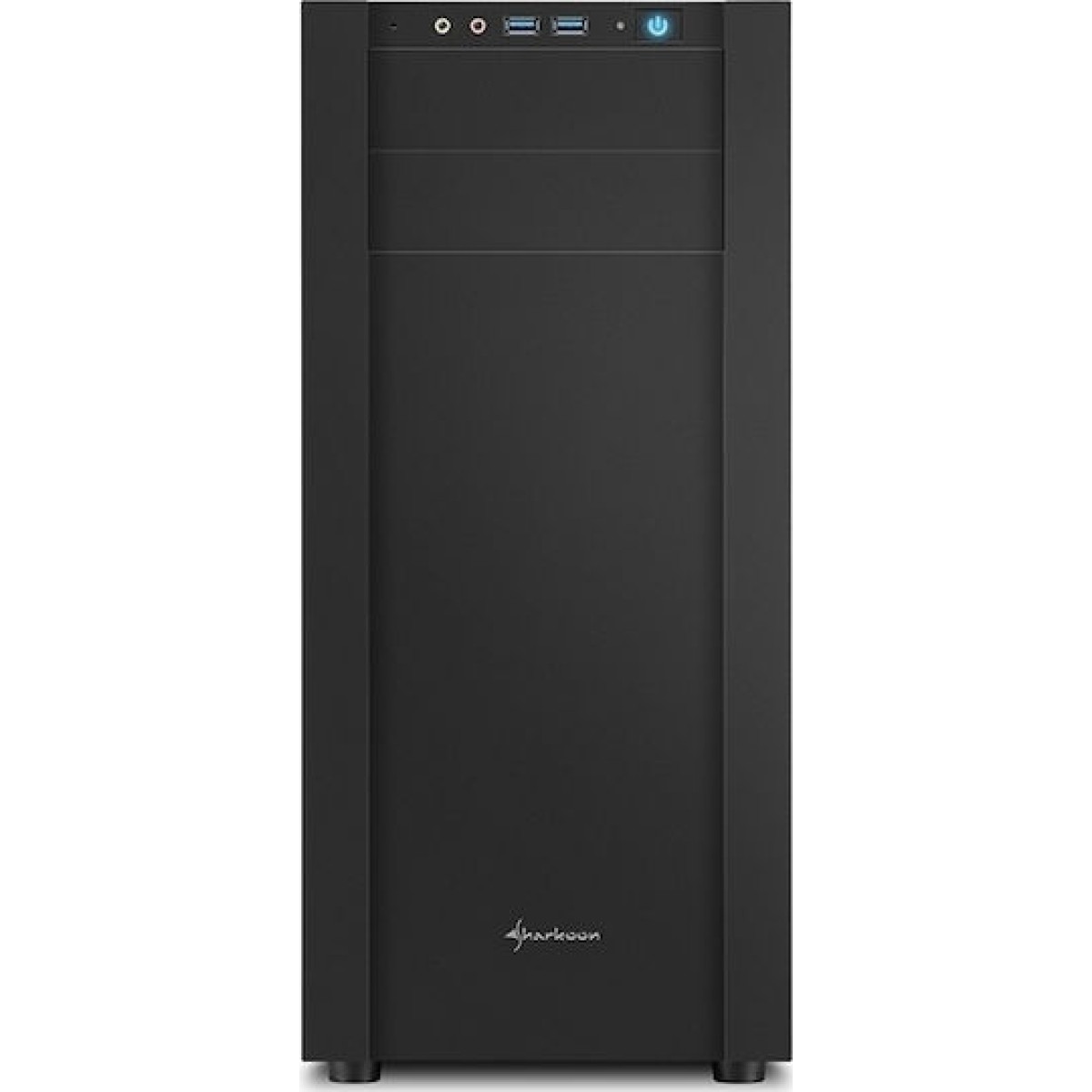 Sharkoon S25-W Midi Tower Κουτί Υπολογιστή με Πλαϊνό Παράθυρο Μαύρο