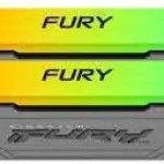 Kingston Fury Renegade Rgb DDR4 16GB RAM με 2x8GB Modules και Ταχύτητα 3600 για Desktop