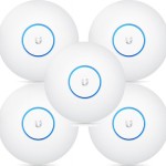 Ubiquiti UAP-AC-PRO Access Point Wi‑Fi 5 Dual Band (2.4 & 5GHz) σε Πενταπλό Kit