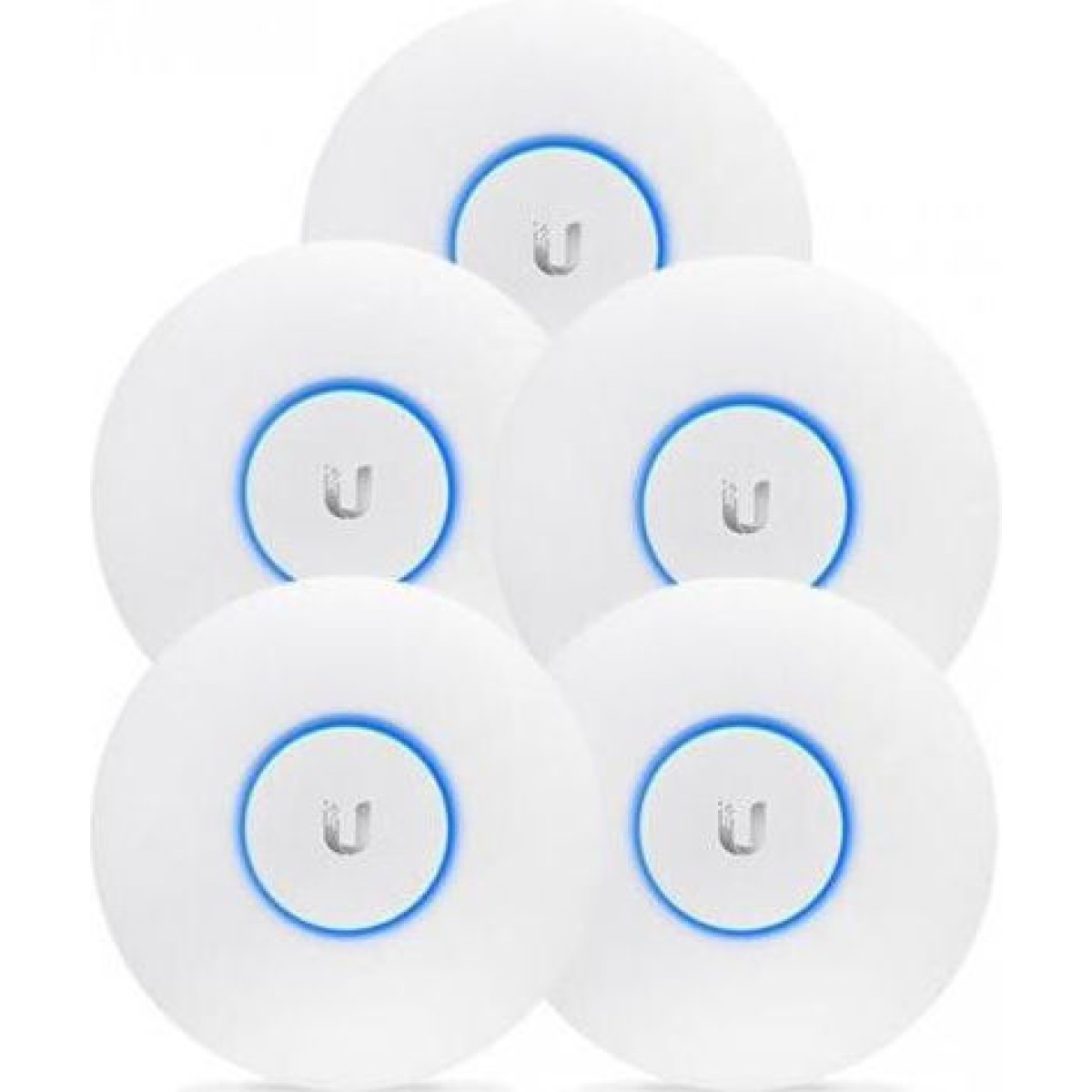 Ubiquiti UAP-AC-PRO Access Point Wi‑Fi 5 Dual Band (2.4 & 5GHz) σε Πενταπλό Kit