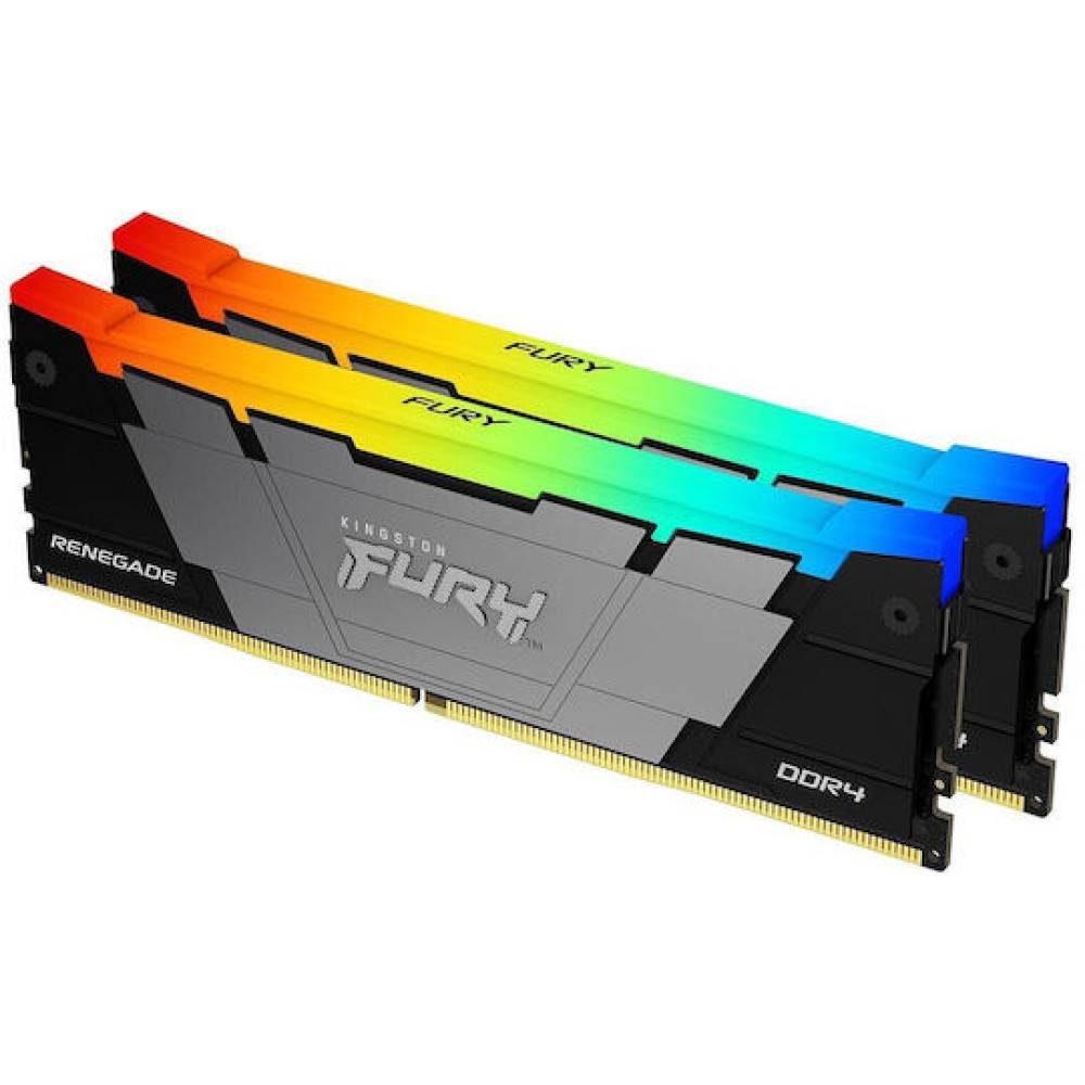 Kingston Fury Renegade DDR4 64GB RAM με 2x32GB Modules και Ταχύτητα 3600 για Desktop