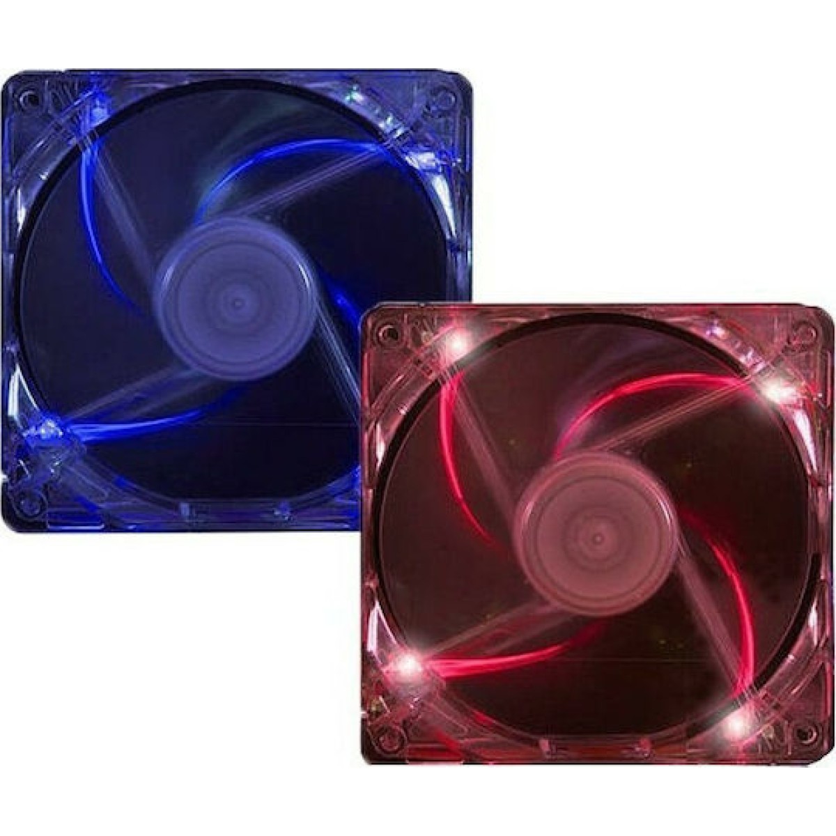 Xilence XF046 Case Fan 120mm με Κόκκινο Φωτισμό και Σύνδεση 3-Pin / 4-Pin Molex Λευκό